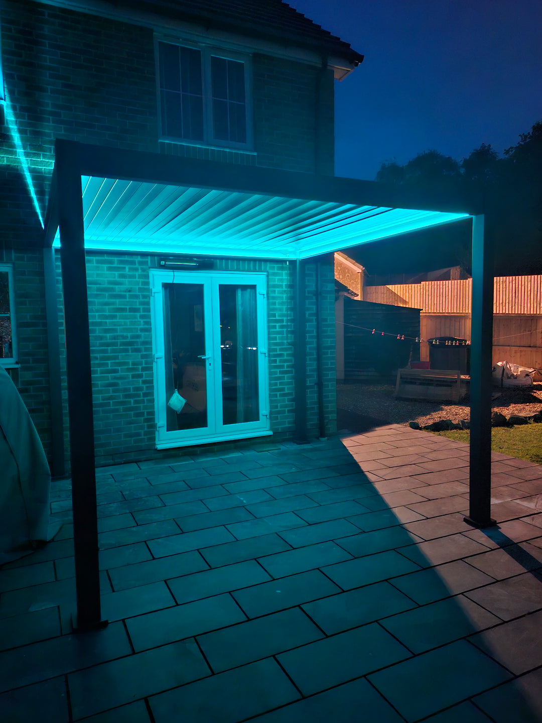3M x 3M Square NOVA TITAN LED Pergola GREY New 2025 Model NEW