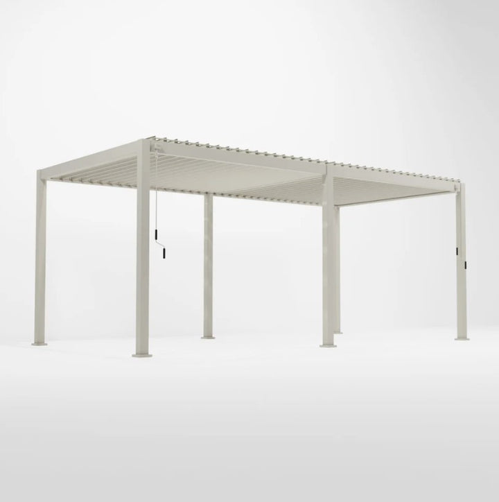 6M x 3.6M Rectangular NOVA TITAN Pergola PEBBLE New 2025 Model