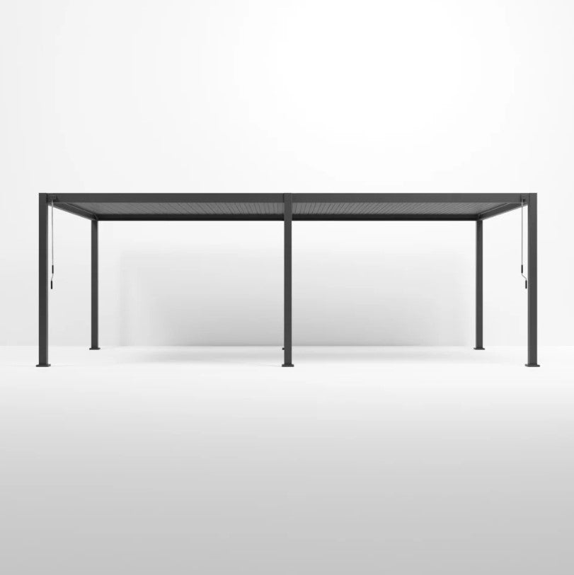 8M x 3M Rectangular NOVA TITAN Pergola GREY New 2025 Model
