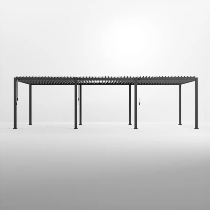 9M x 3M Rectangular NOVA TITAN Pergola GREY New 2025 Model