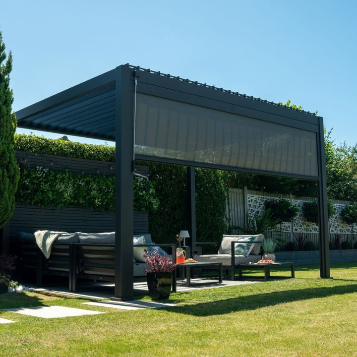3M NOVA TITAN Aluminium Pergola PRIVACY SCREEN - GREY