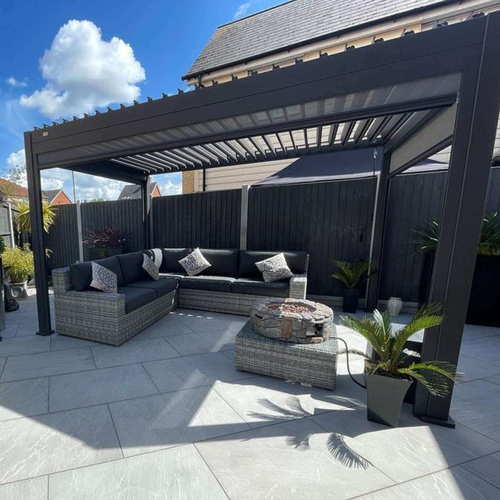 4M x 3M Rectangular NOVA TITAN Pergola GREY New 2025 Model FREE INSTALLATION