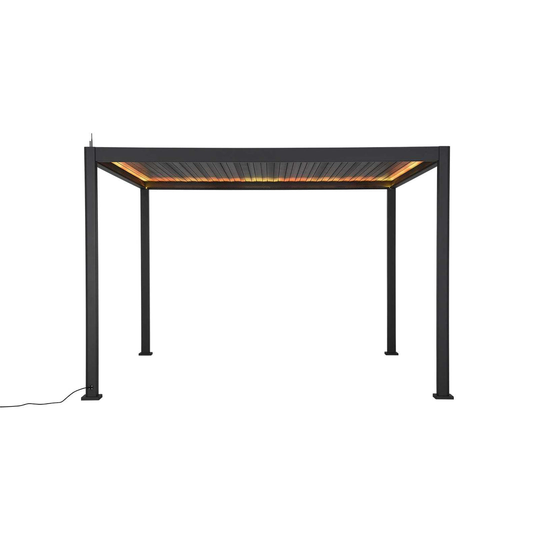 4M x 3M Rectangular NOVA TITAN LED Pergola GREY New 2025 Model NEW