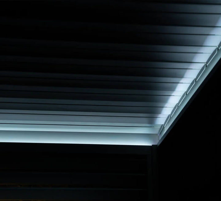 4M x 3M Rectangular NOVA TITAN LED Pergola GREY New 2025 Model NEW